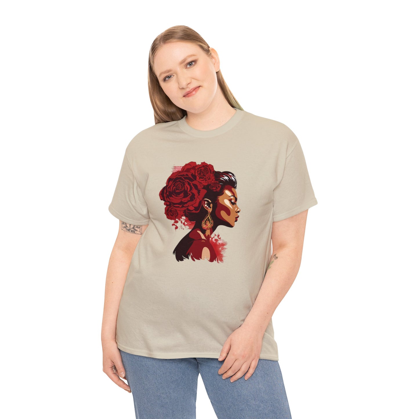 Black Women  Heavy Cotton Tee