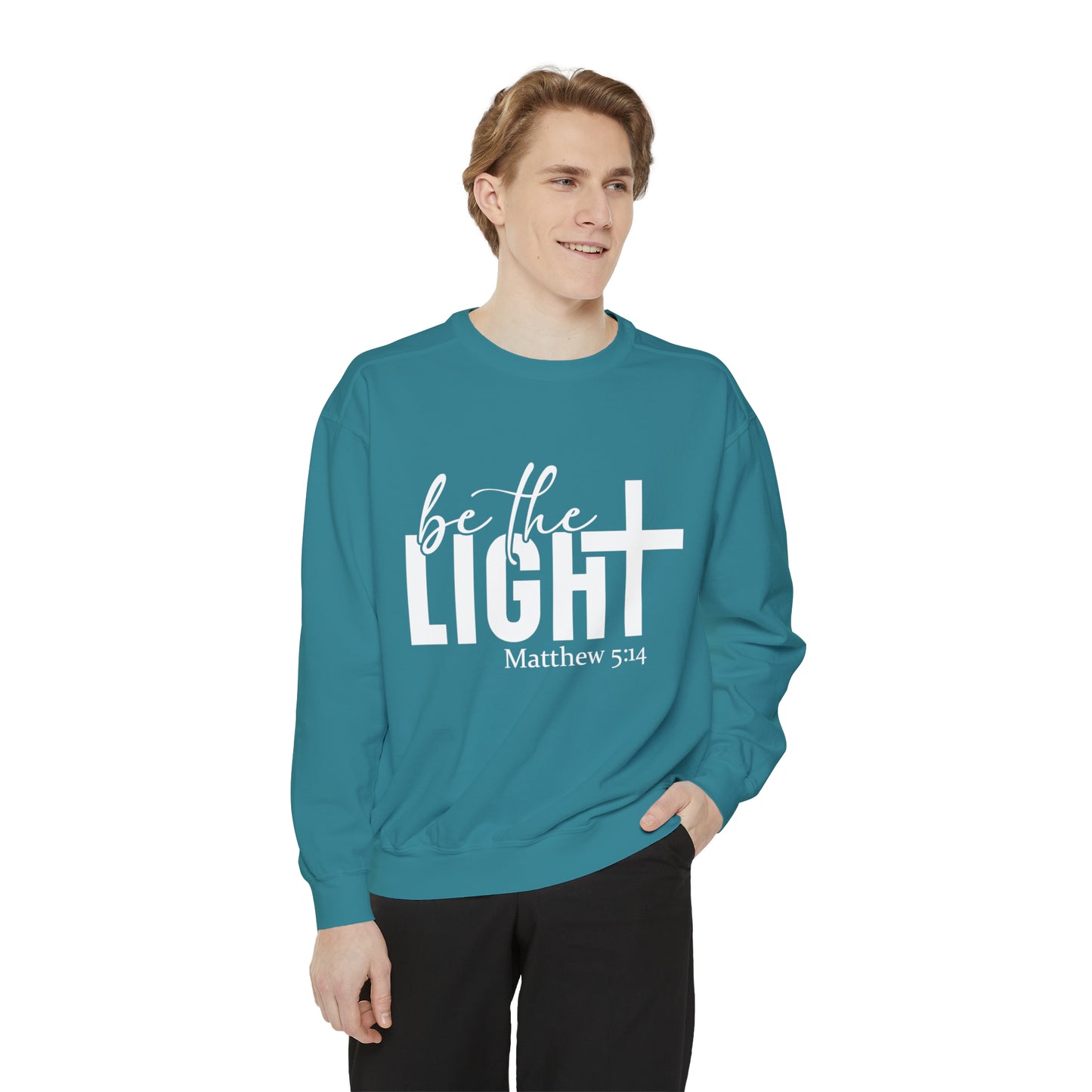 Be the Light Unisex Garment-Dyed Sweatshirt