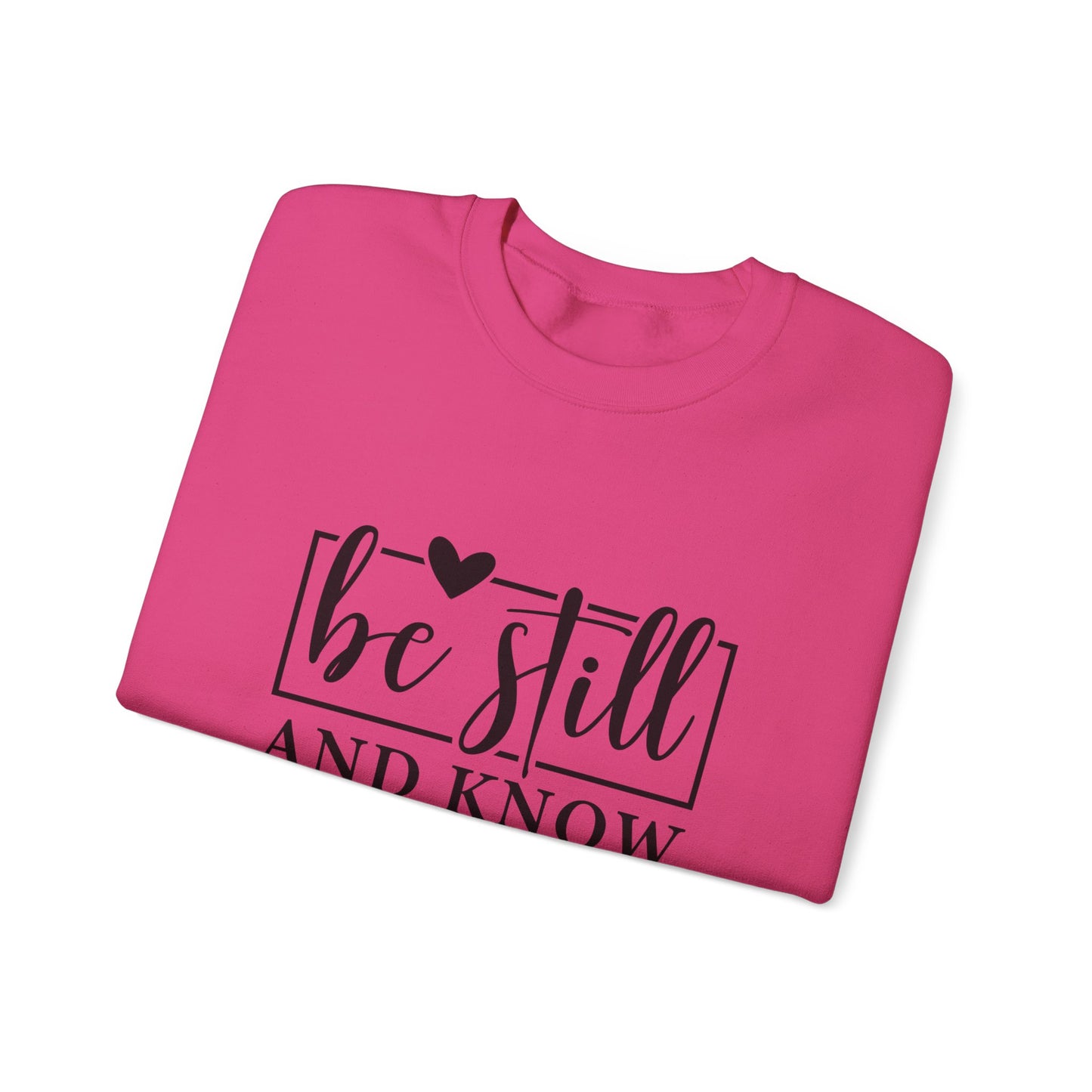 Be Still and Know Heavy Blend™ Crewneck Sweatshirt