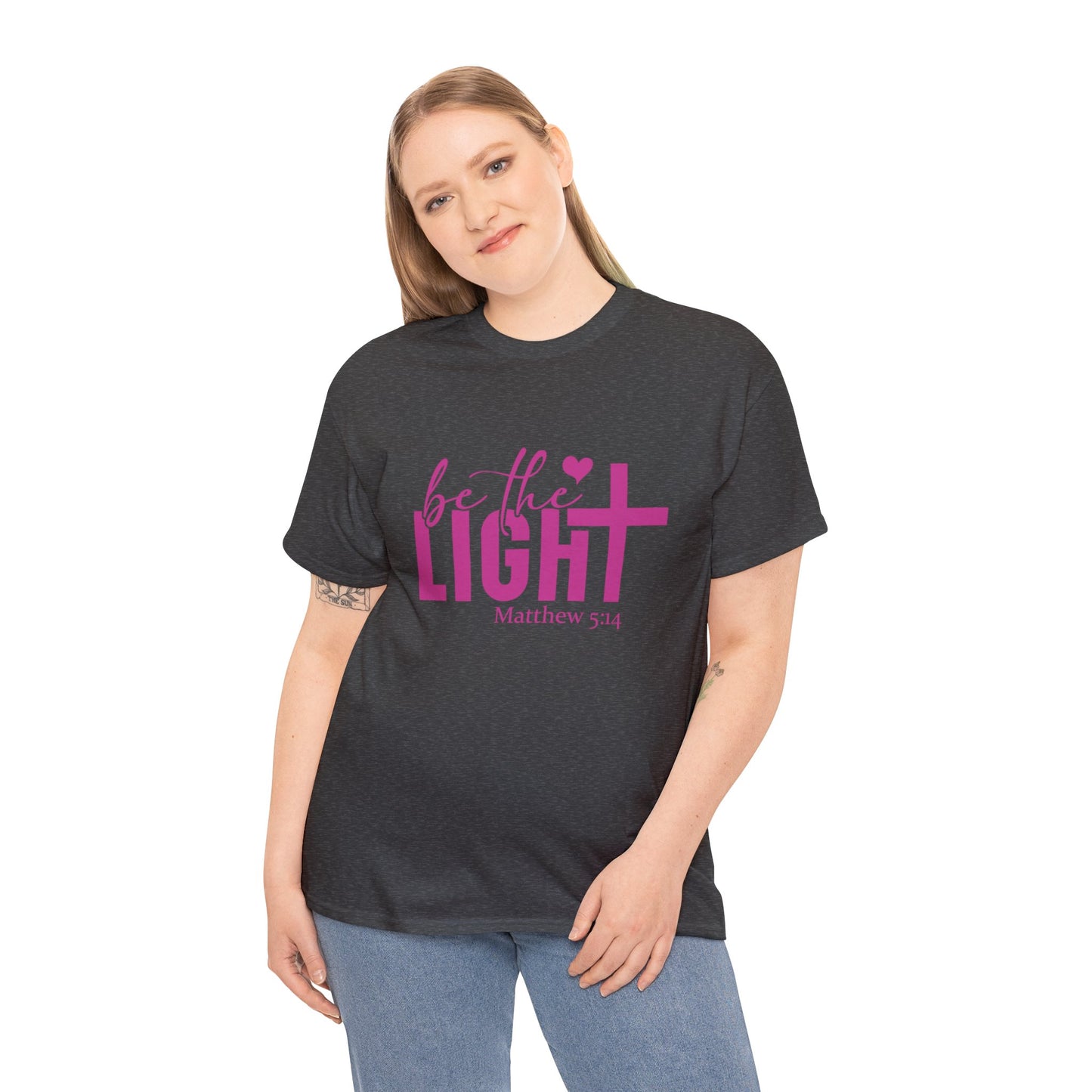 Be the Light Women Heavy Cotton Tee