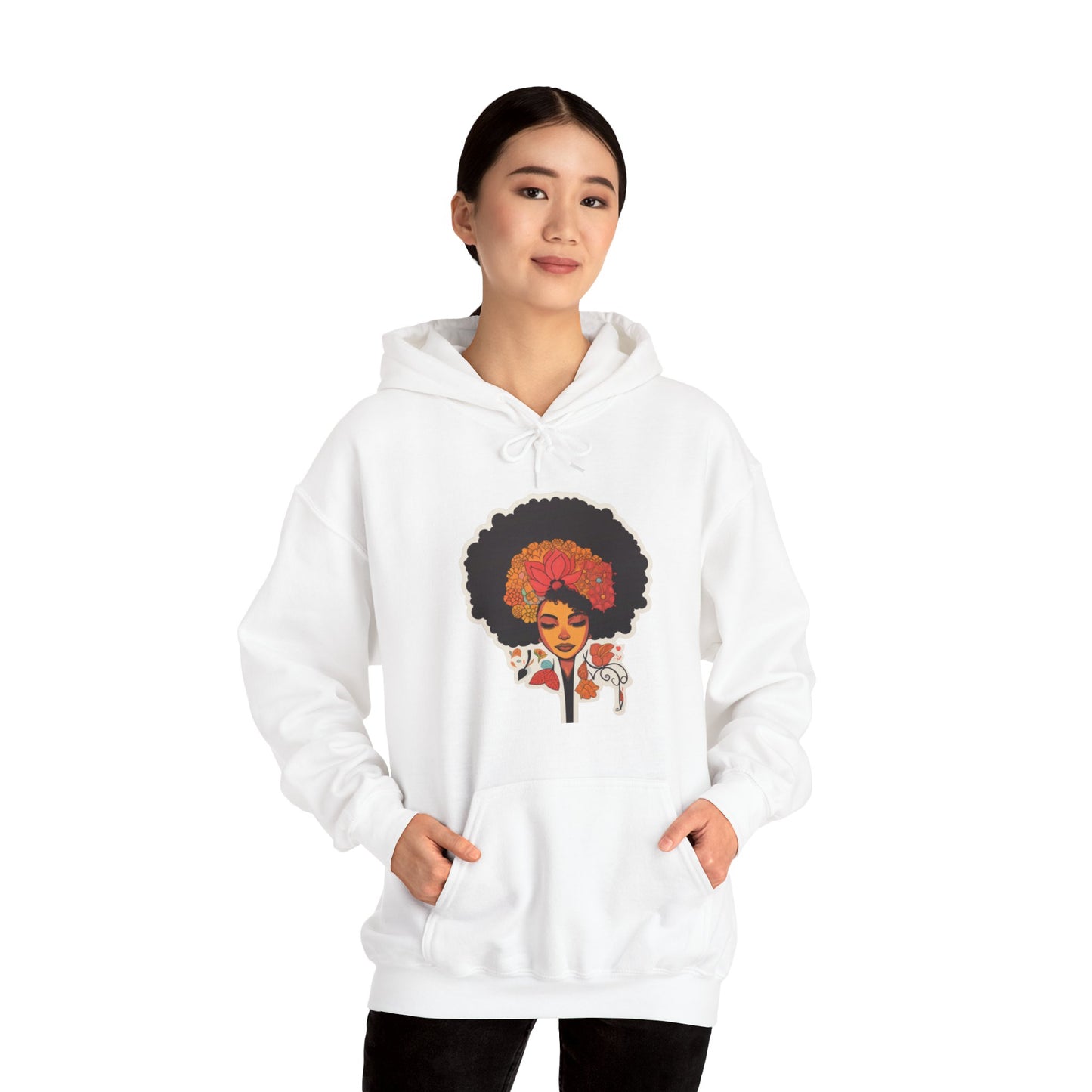 Black Women Heavy Blend™ Hooded Sweatshirt