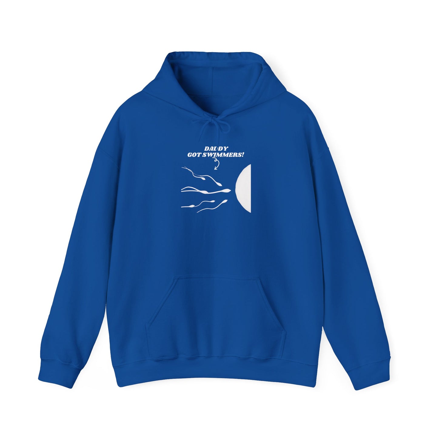 Daddy Got Swimmers?  Heavy Blend™ Hooded Sweatshirt