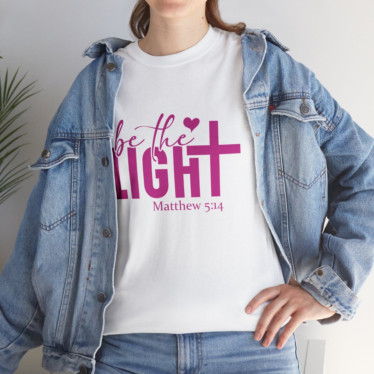 Be the Light Women Heavy Cotton Tee