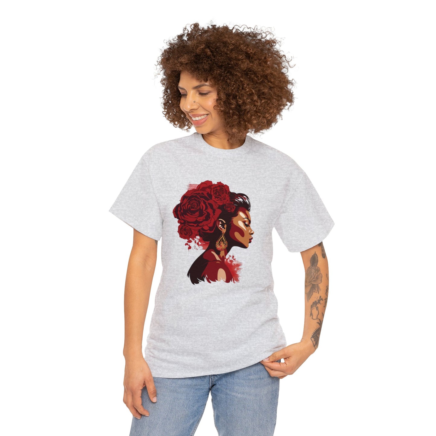 Black Women  Heavy Cotton Tee