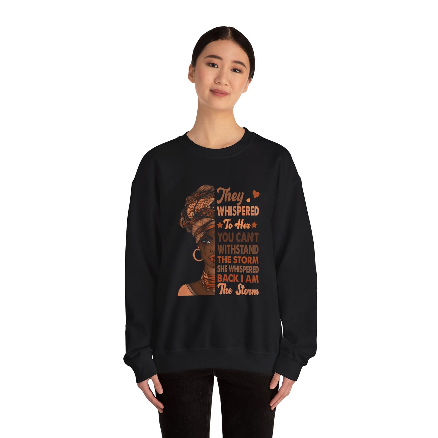 They Whispered to Her Heavy Blend™ Crewneck Sweatshirt