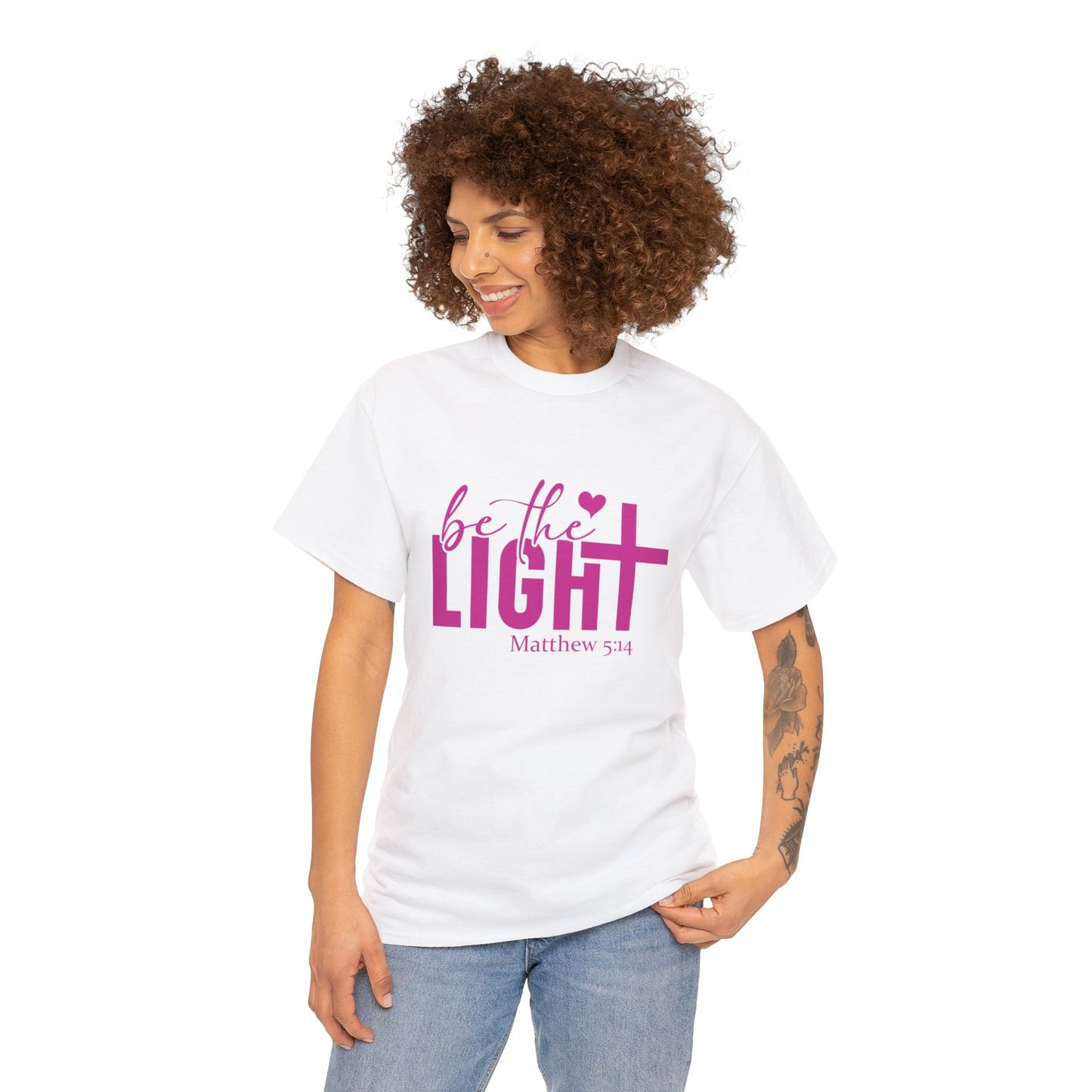 Be the Light Women Heavy Cotton Tee