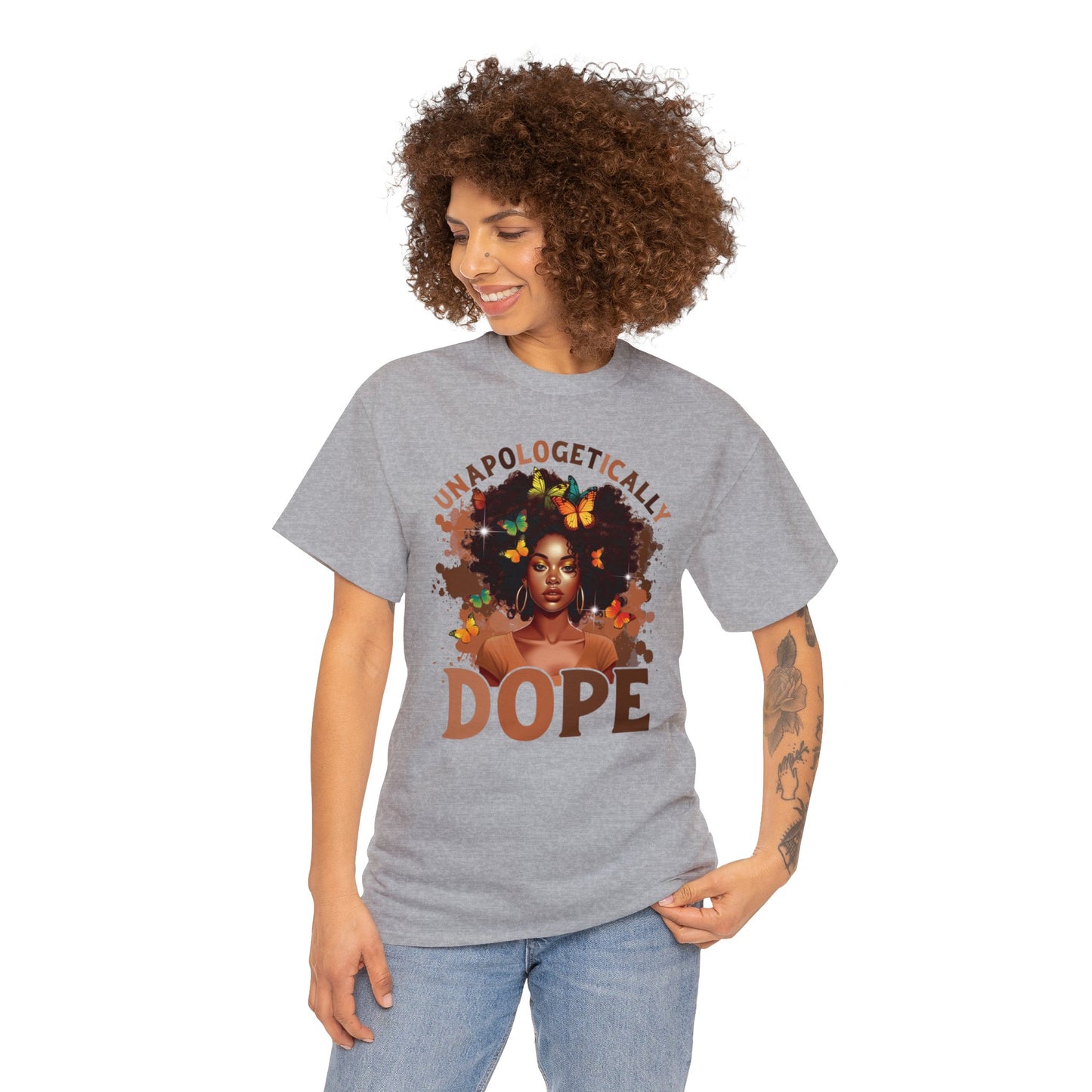 Unapologetically Dope  Heavy Cotton Tee