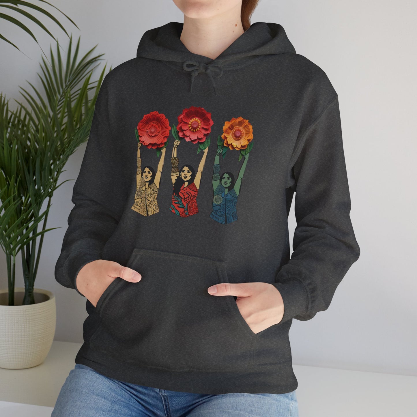 Feminine Florals Women Hooded Sweatshirt