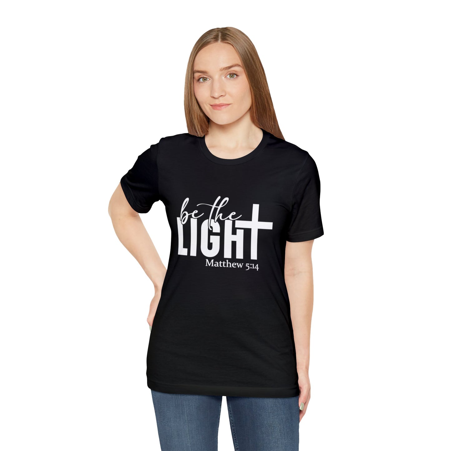 Be the Light Unisex Jersey Short Sleeve Tee