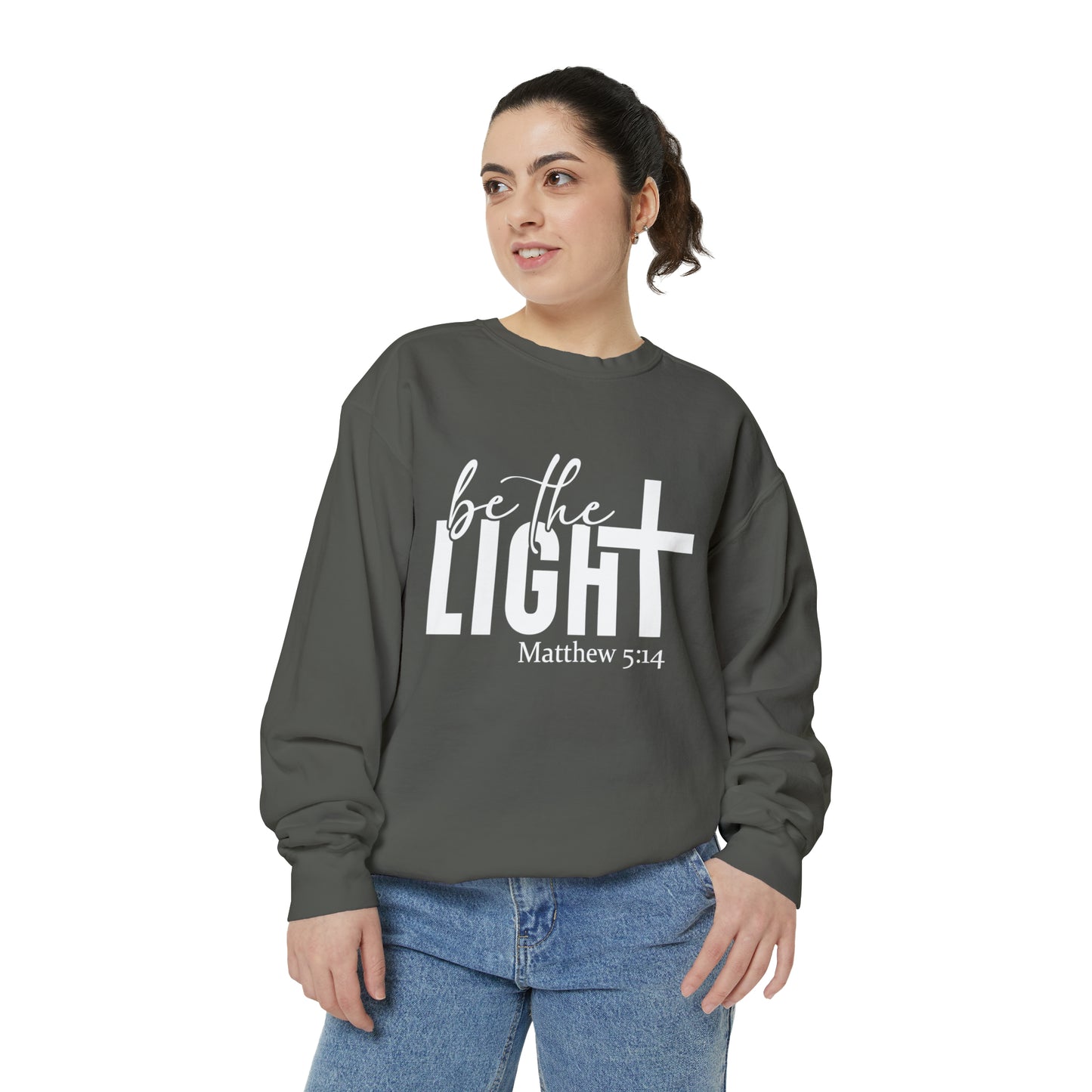 Be the Light Unisex Garment-Dyed Sweatshirt