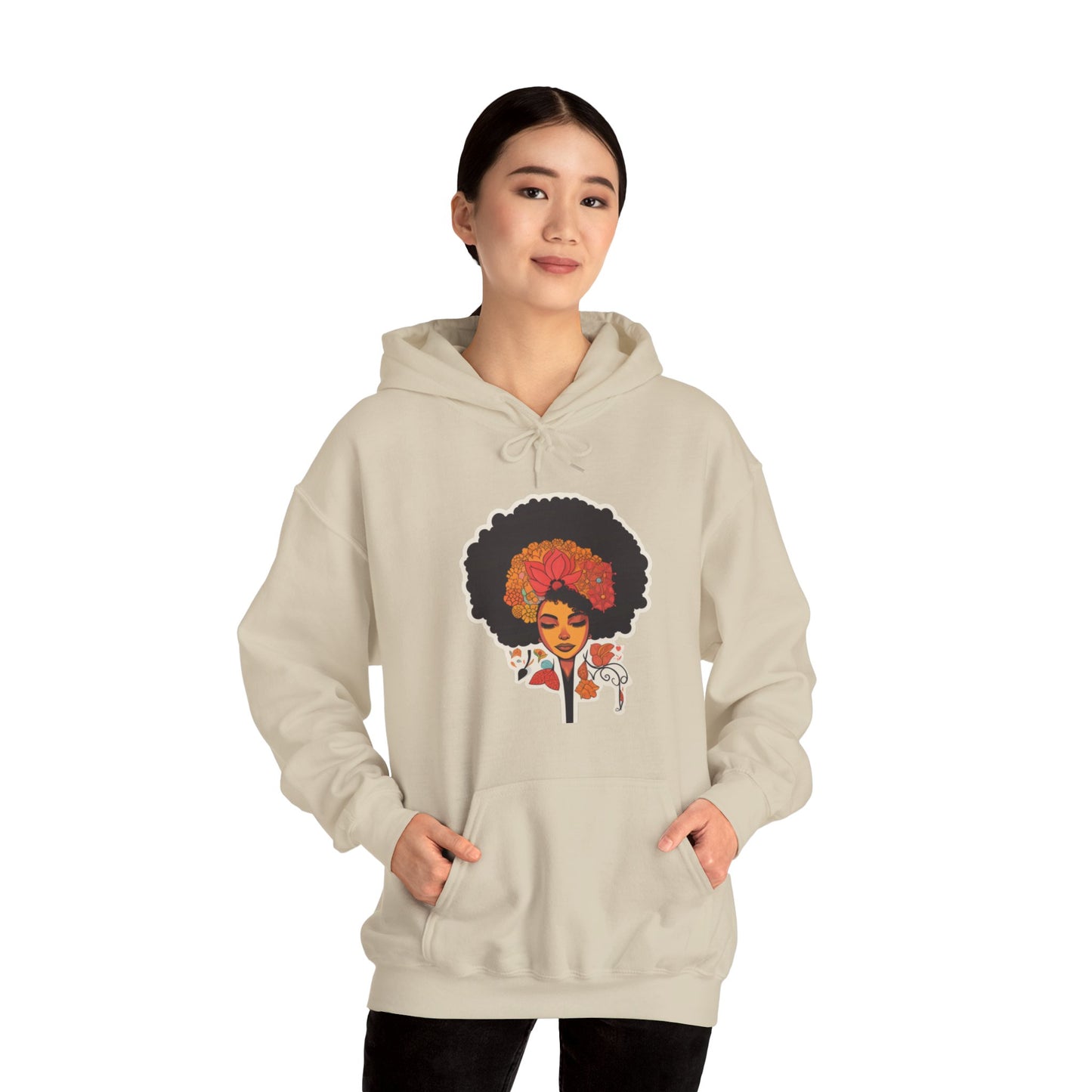 Black Women Heavy Blend™ Hooded Sweatshirt