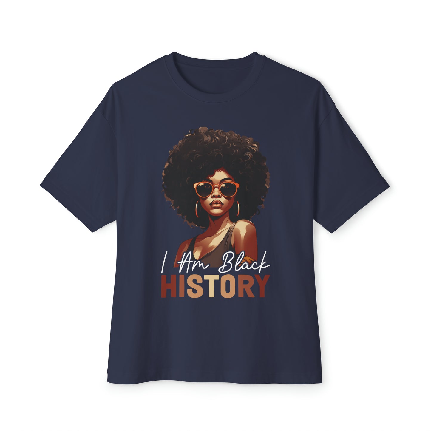 I am Black History  Oversized Boxy Tee