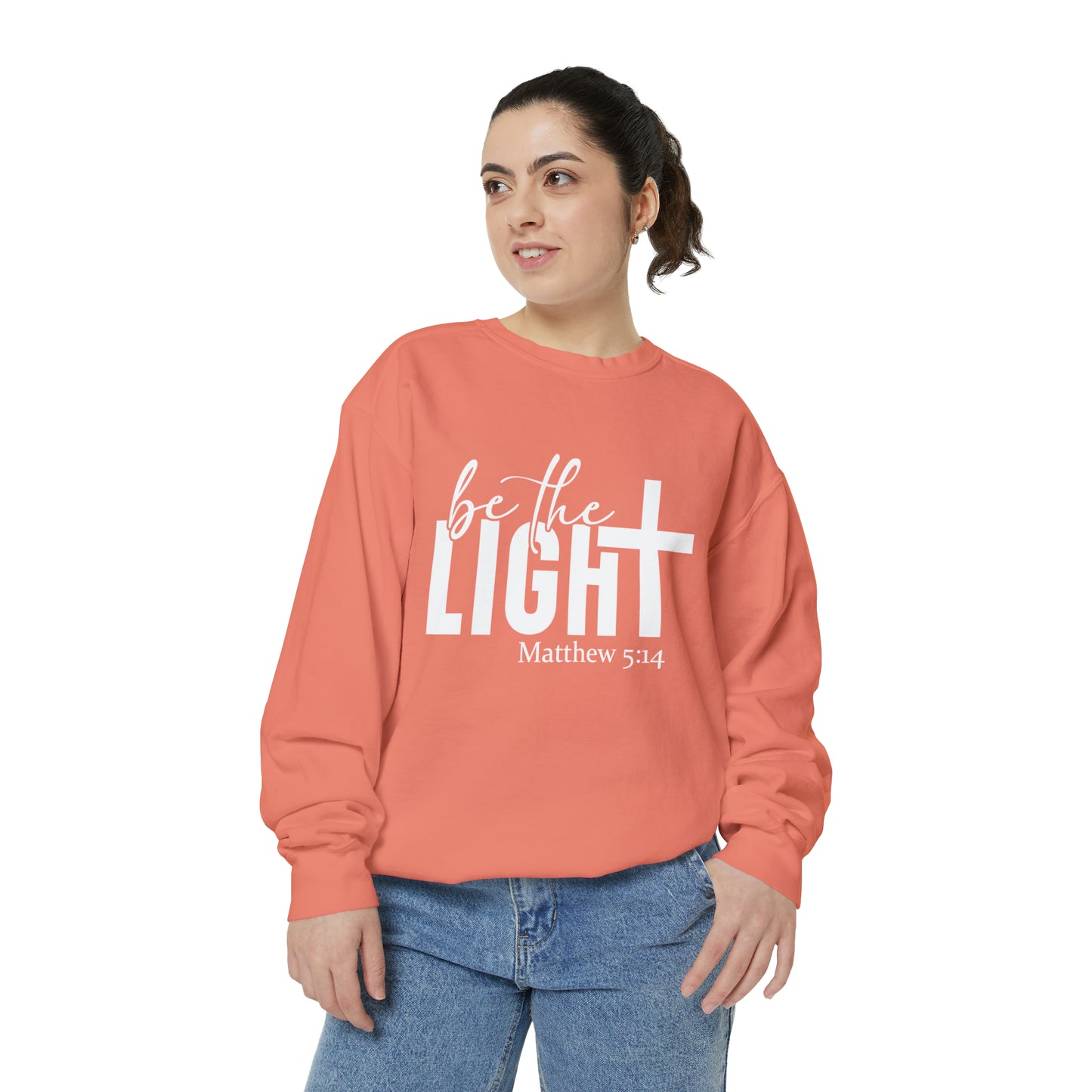 Be the Light Unisex Garment-Dyed Sweatshirt