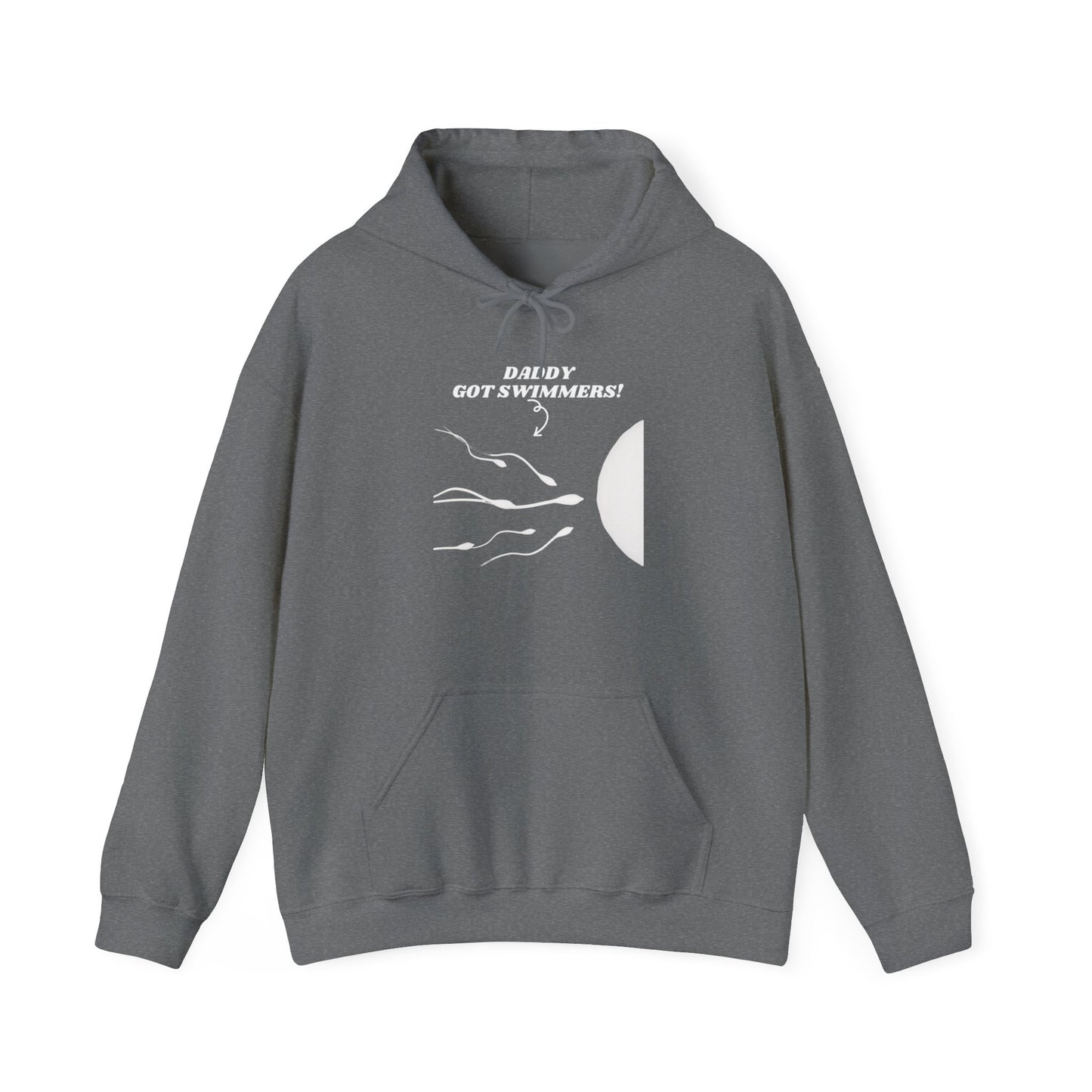 Daddy Got Swimmers?  Heavy Blend™ Hooded Sweatshirt