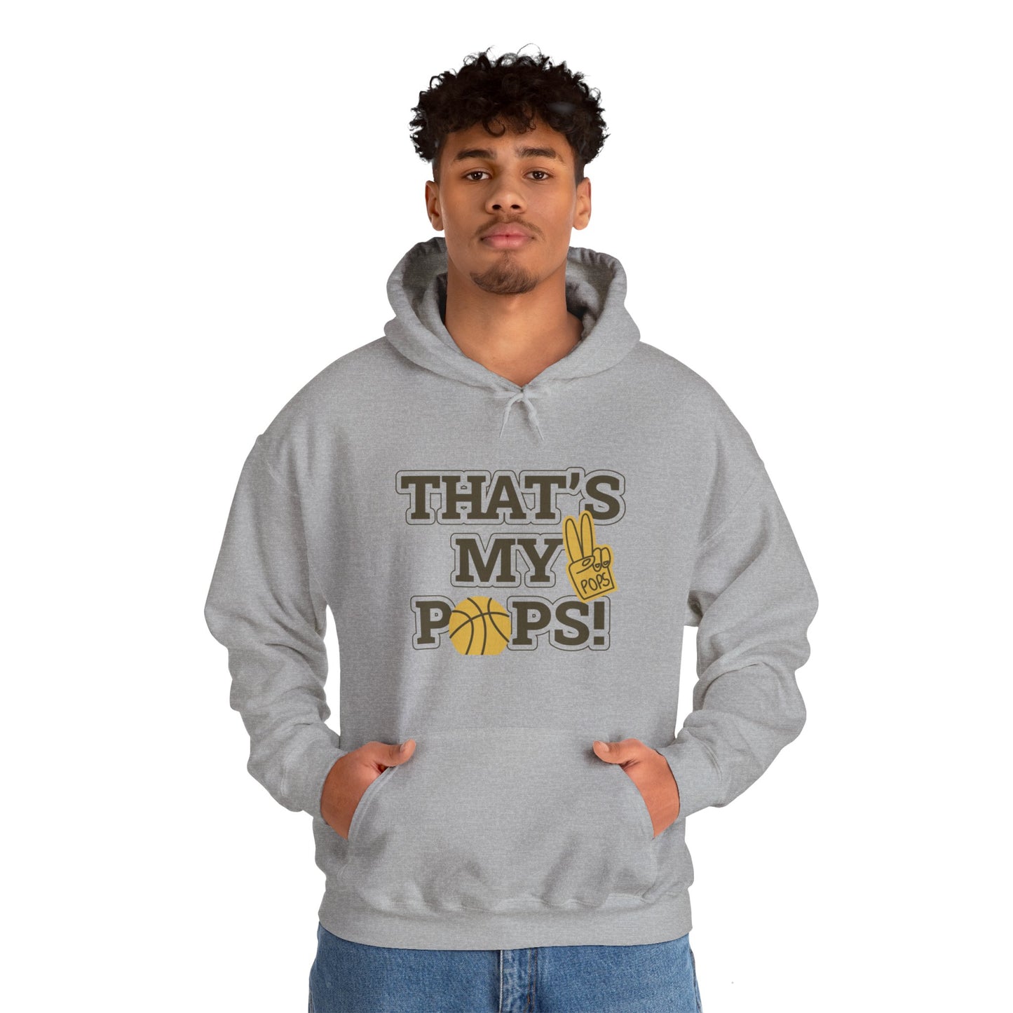 That's My Pops Men Heavy Blend™ Hooded Sweatshirt