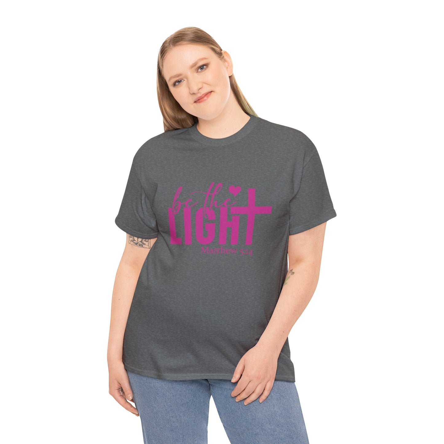 Be the Light Women Heavy Cotton Tee