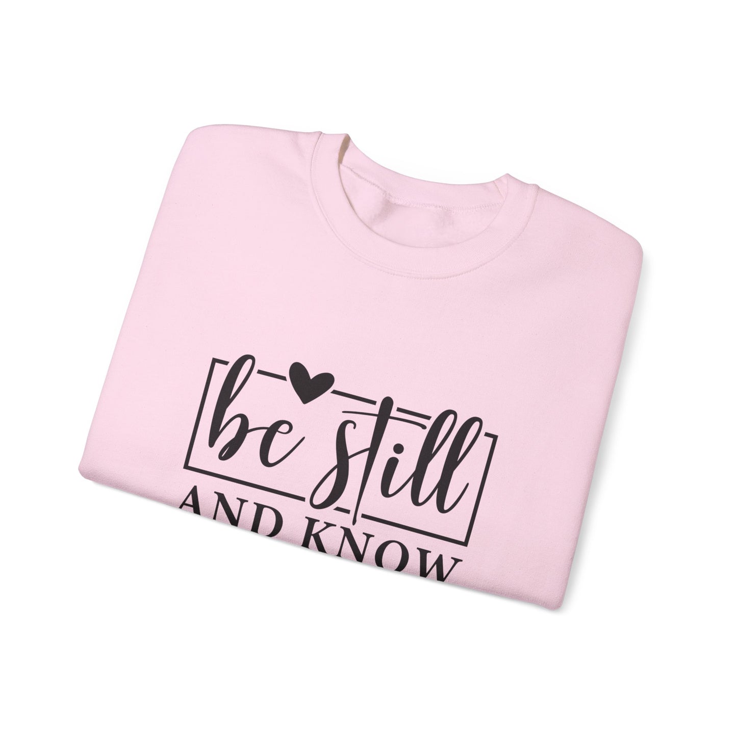 Be Still and Know Heavy Blend™ Crewneck Sweatshirt