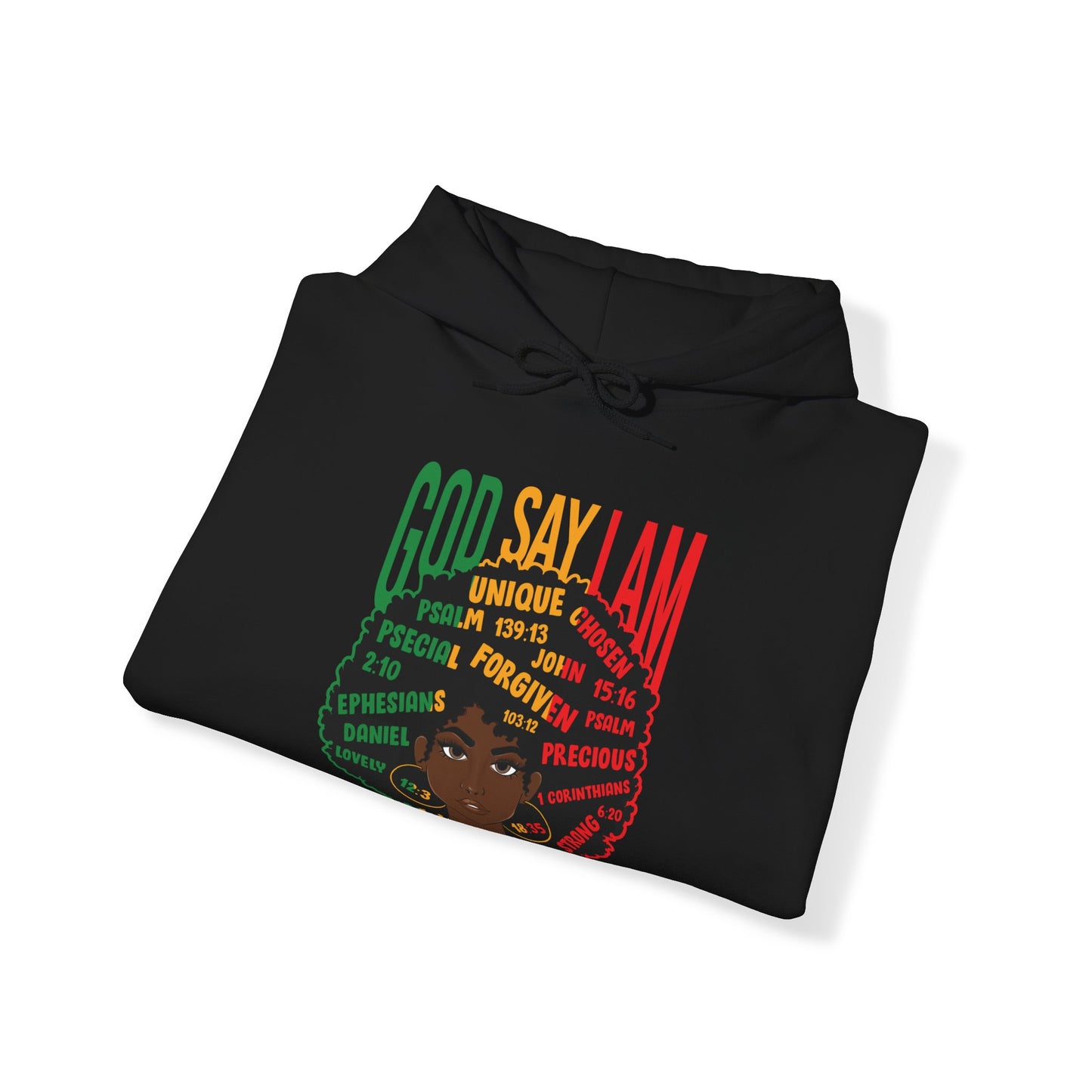 God Say I am Heavy Blend™ Hooded Sweatshirt