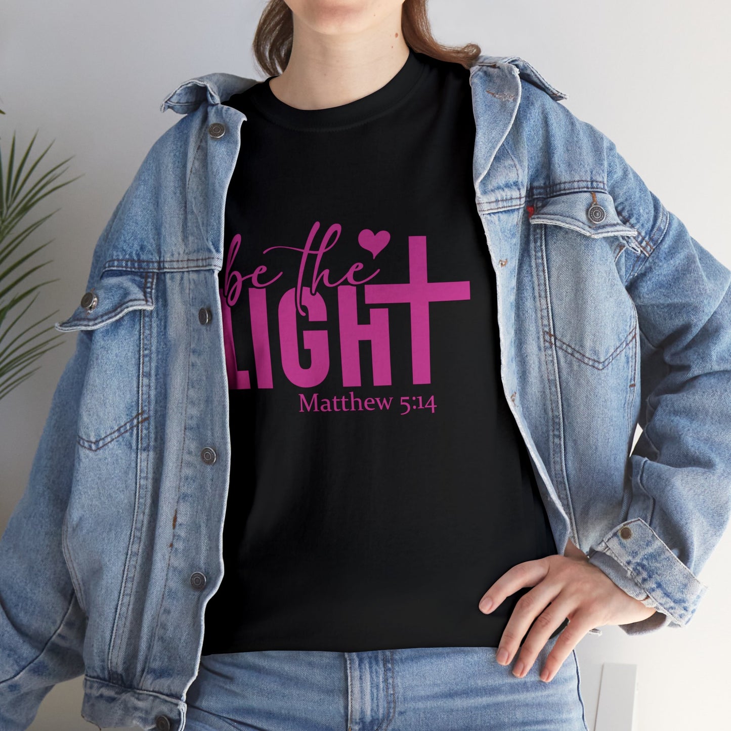 Be the Light Women Heavy Cotton Tee