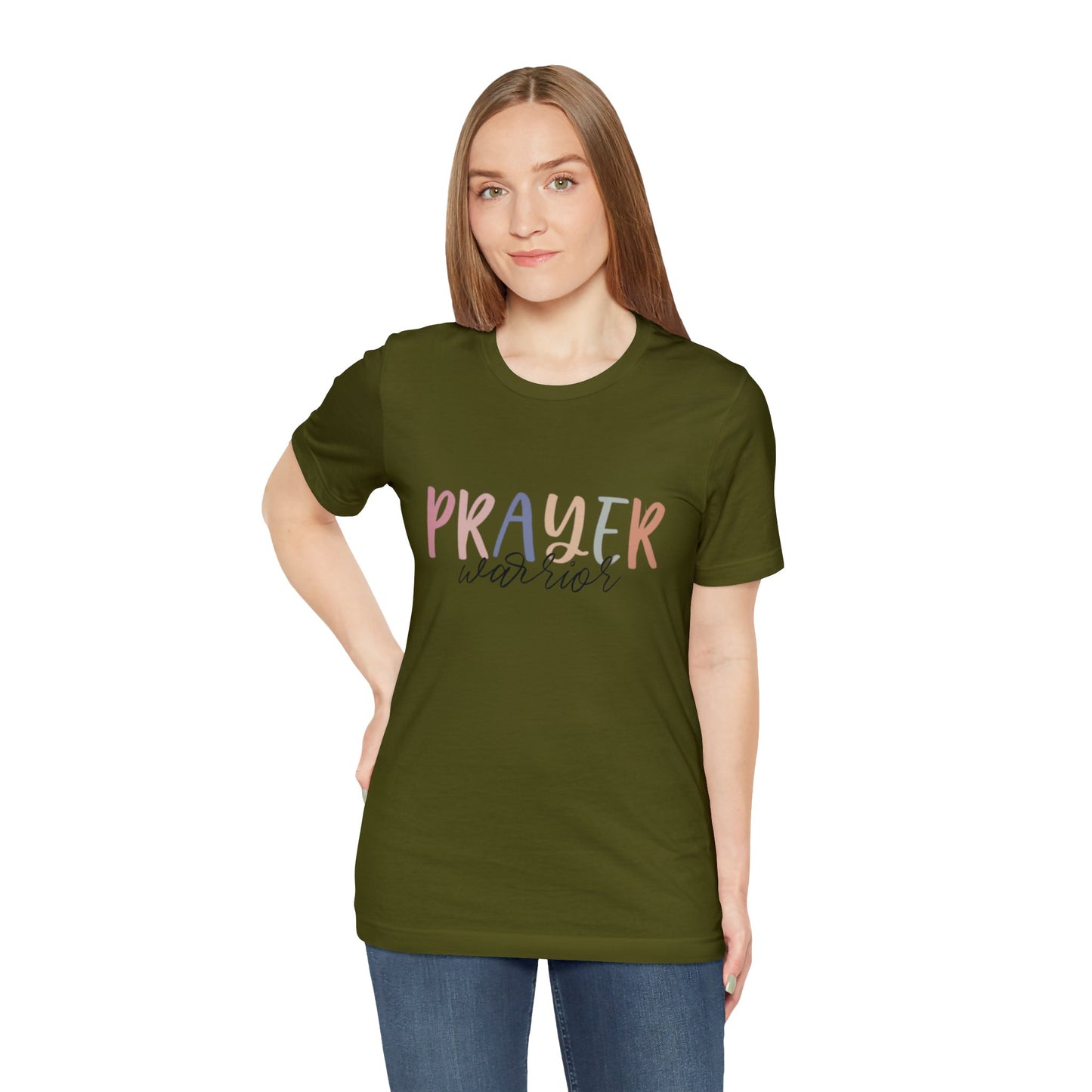 Prayer Warrior Women Jersey Short Sleeve Tee