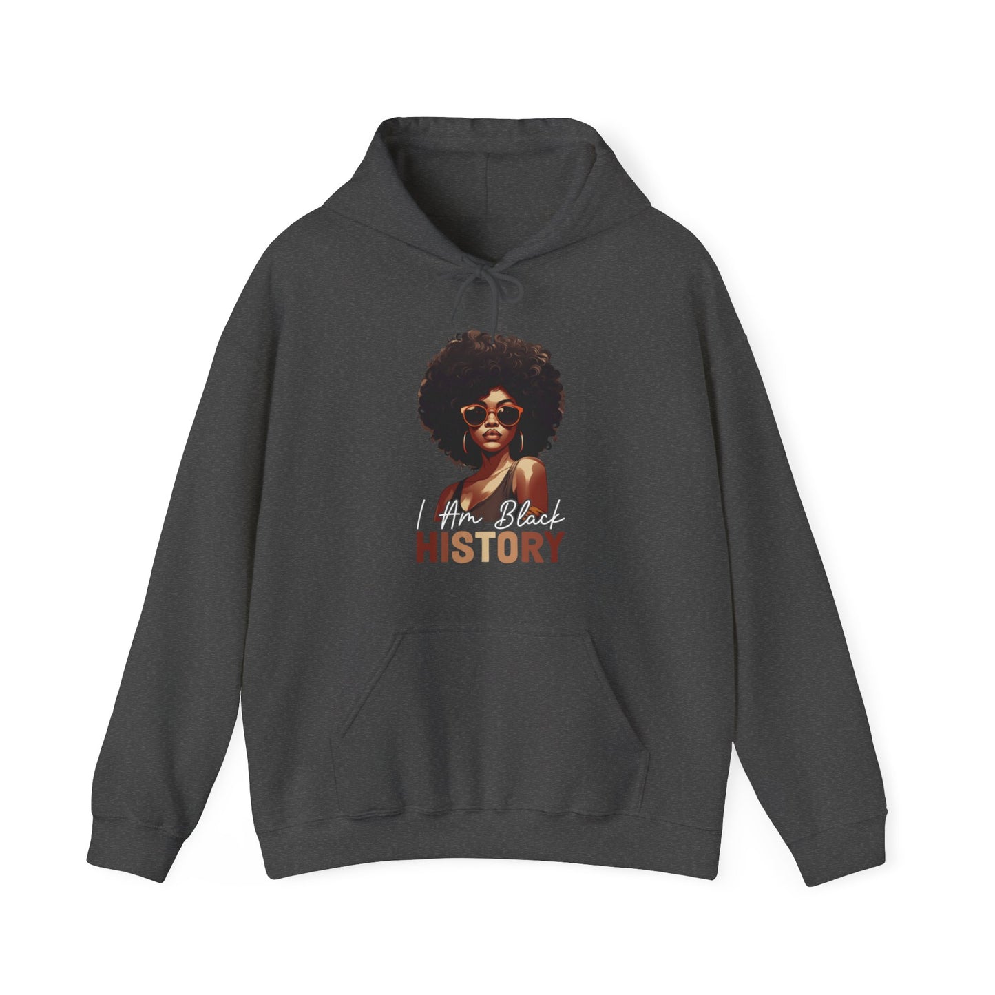 I am Black History  Heavy Blend™ Hooded Sweatshirt