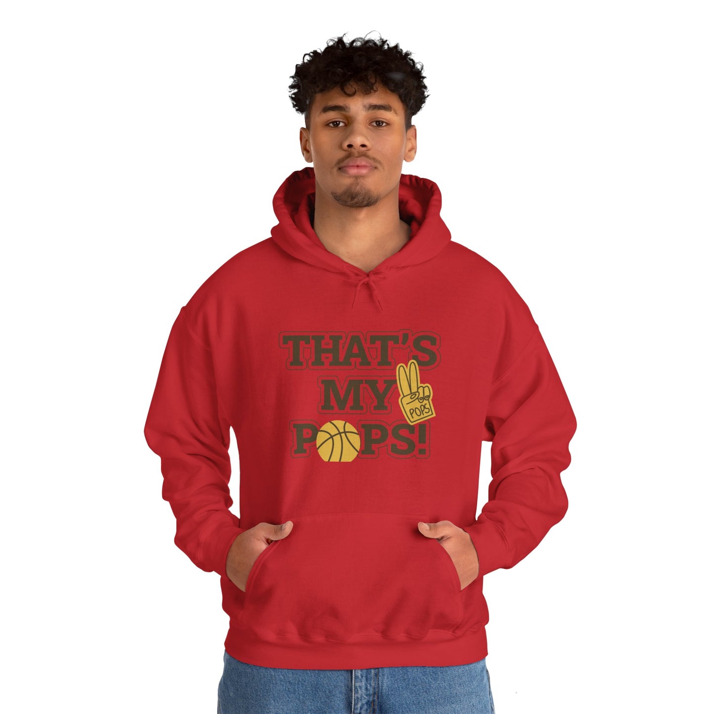 That's My Pops Men Heavy Blend™ Hooded Sweatshirt