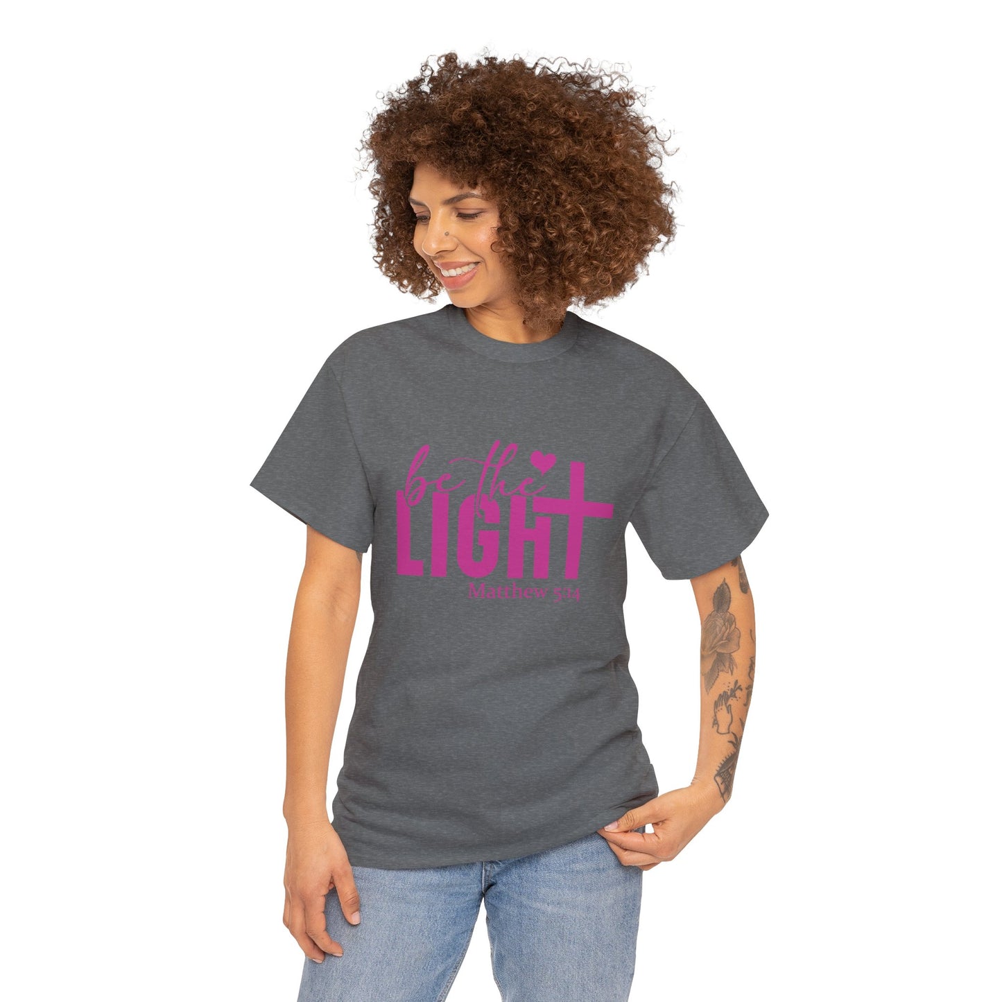 Be the Light Women Heavy Cotton Tee