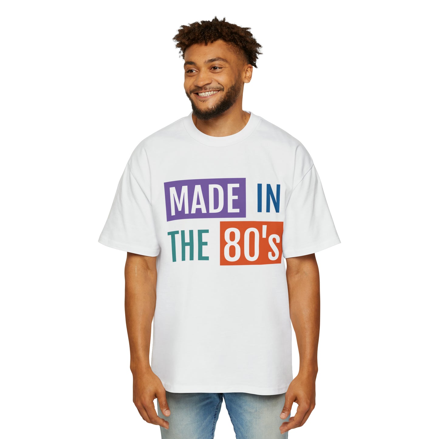 Made in the 80's Men's Heavy Oversized Tee