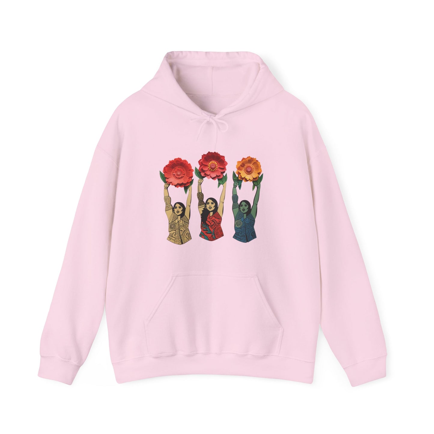 Feminine Florals Women Hooded Sweatshirt